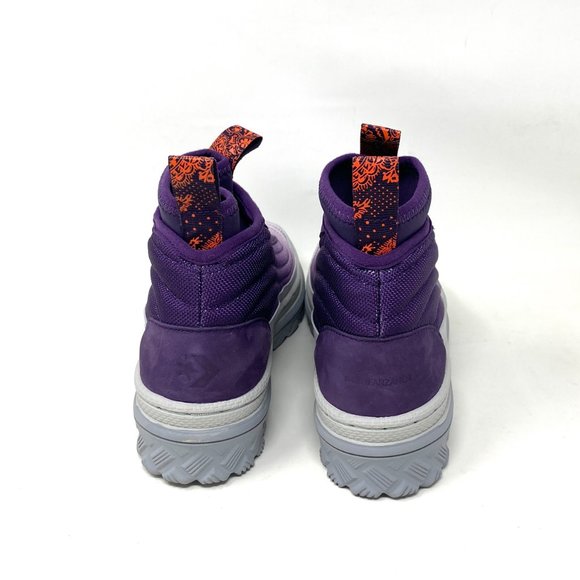 💖MEGA SALE💖Converse Pro Leather X2 Trek White Purple High Women Suede 171842C - Picture 6 of 10